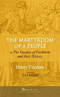 Paperback cover of Henry Fliedner's book The Martyrdom of a People.