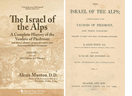 Read online - The Israel of the Alps - History of the Vaudois of Piedmont by Alexis Muston (1842 Edition in 2 volumes)