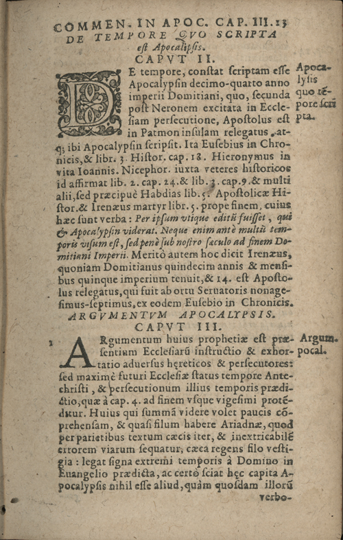 In sacram beati Ioannis Apostoli and Evangelistae Apocalypsin Commentarii by Francisci Riberae, Presbyteri Societatis Iesu, 1602 edition in Latin - read online free