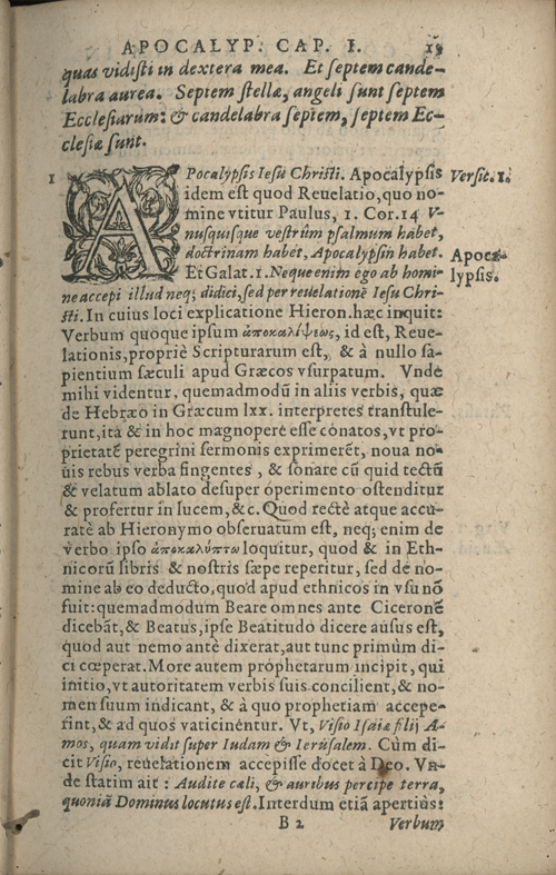 In sacram beati Ioannis Apostoli and Evangelistae Apocalypsin Commentarii by Francisci Riberae, Presbyteri Societatis Iesu, 1602 edition in Latin - read online free