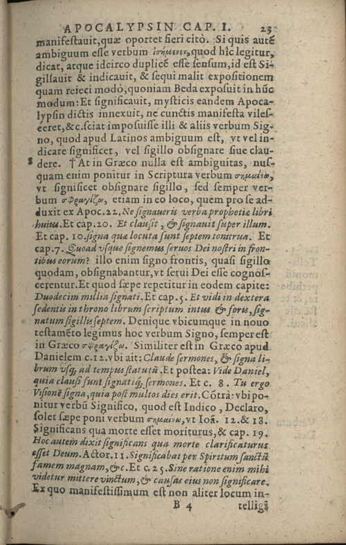 In sacram beati Ioannis Apostoli and Evangelistae Apocalypsin Commentarii by Francisci Riberae, Presbyteri Societatis Iesu, 1602 edition in Latin - read online free