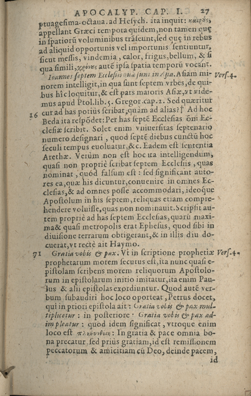 In sacram beati Ioannis Apostoli and Evangelistae Apocalypsin Commentarii by Francisci Riberae, Presbyteri Societatis Iesu, 1602 edition in Latin - read online free