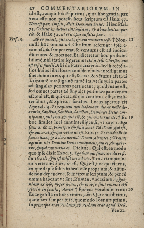 In sacram beati Ioannis Apostoli and Evangelistae Apocalypsin Commentarii by Francisci Riberae, Presbyteri Societatis Iesu, 1602 edition in Latin - read online free