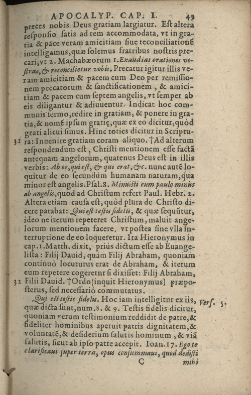 In sacram beati Ioannis Apostoli and Evangelistae Apocalypsin Commentarii by Francisci Riberae, Presbyteri Societatis Iesu, 1602 edition in Latin - read online free