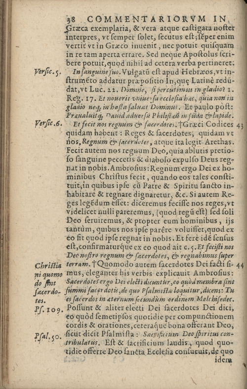 In sacram beati Ioannis Apostoli and Evangelistae Apocalypsin Commentarii by Francisci Riberae, Presbyteri Societatis Iesu, 1602 edition in Latin - read online free