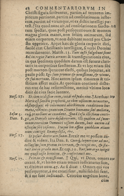 In sacram beati Ioannis Apostoli and Evangelistae Apocalypsin Commentarii by Francisci Riberae, Presbyteri Societatis Iesu, 1602 edition in Latin - read online free