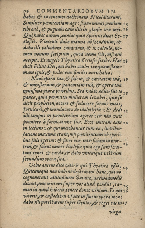In sacram beati Ioannis Apostoli and Evangelistae Apocalypsin Commentarii by Francisci Riberae, Presbyteri Societatis Iesu, 1602 edition in Latin - read online free