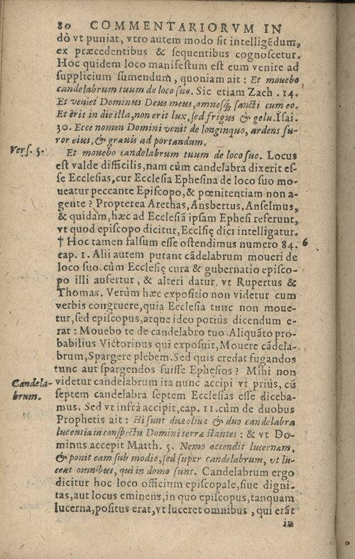 In sacram beati Ioannis Apostoli and Evangelistae Apocalypsin Commentarii by Francisci Riberae, Presbyteri Societatis Iesu, 1602 edition in Latin - read online free