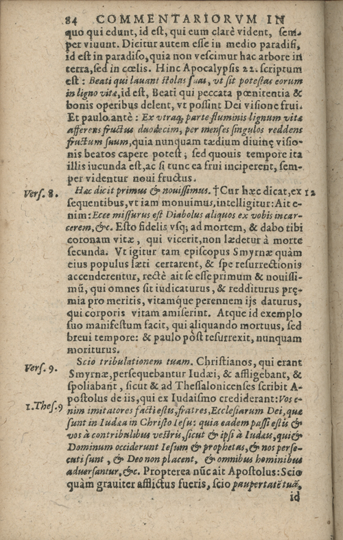 In sacram beati Ioannis Apostoli and Evangelistae Apocalypsin Commentarii by Francisci Riberae, Presbyteri Societatis Iesu, 1602 edition in Latin - read online free