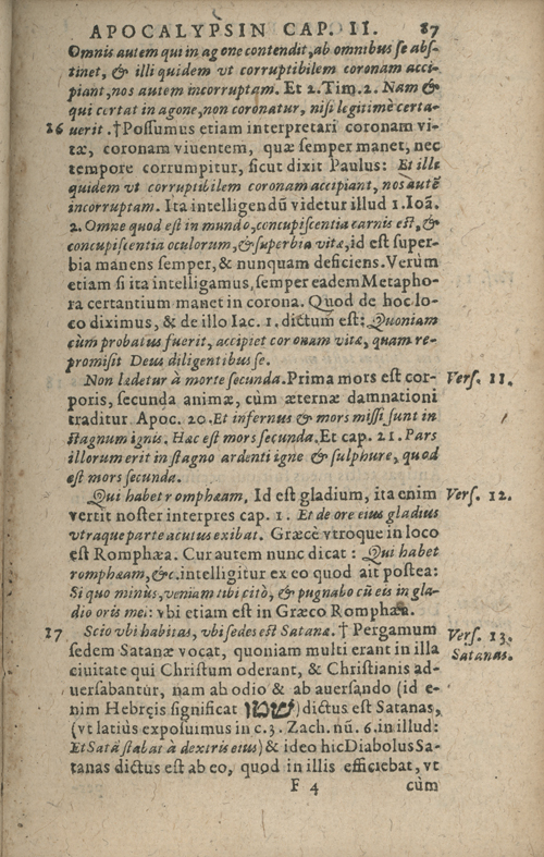 In sacram beati Ioannis Apostoli and Evangelistae Apocalypsin Commentarii by Francisci Riberae, Presbyteri Societatis Iesu, 1602 edition in Latin - read online free