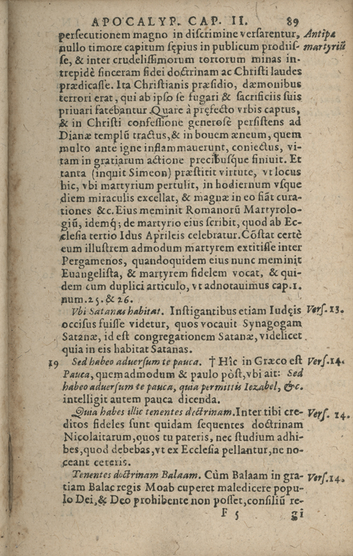 In sacram beati Ioannis Apostoli and Evangelistae Apocalypsin Commentarii by Francisci Riberae, Presbyteri Societatis Iesu, 1602 edition in Latin - read online free