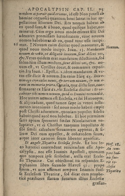 In sacram beati Ioannis Apostoli and Evangelistae Apocalypsin Commentarii by Francisci Riberae, Presbyteri Societatis Iesu, 1602 edition in Latin - read online free