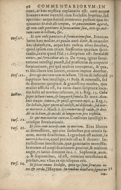 In sacram beati Ioannis Apostoli and Evangelistae Apocalypsin Commentarii by Francisci Riberae, Presbyteri Societatis Iesu, 1602 edition in Latin - read online free