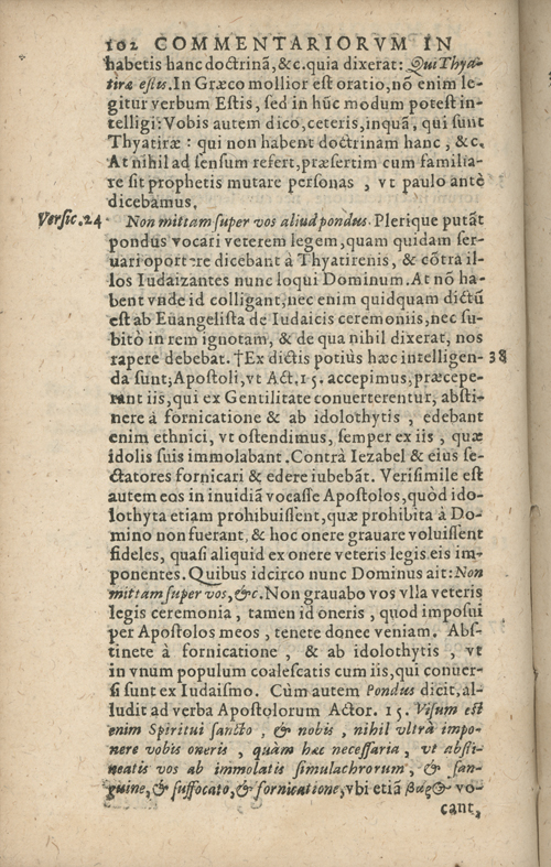 In sacram beati Ioannis Apostoli and Evangelistae Apocalypsin Commentarii by Francisci Riberae, Presbyteri Societatis Iesu, 1602 edition in Latin - read online free