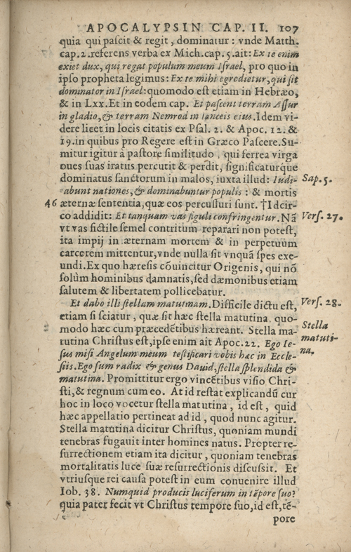 In sacram beati Ioannis Apostoli and Evangelistae Apocalypsin Commentarii by Francisci Riberae, Presbyteri Societatis Iesu, 1602 edition in Latin - read online free