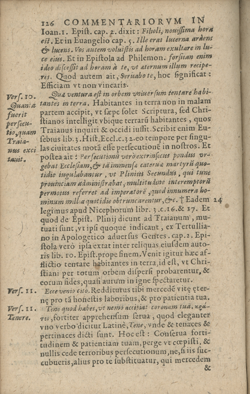 In sacram beati Ioannis Apostoli and Evangelistae Apocalypsin Commentarii by Francisci Riberae, Presbyteri Societatis Iesu, 1602 edition in Latin - read online free
