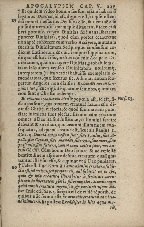 In sacram beati Ioannis Apostoli and Evangelistae Apocalypsin Commentarii by Francisci Riberae, Presbyteri Societatis Iesu, 1602 edition in Latin - read online free