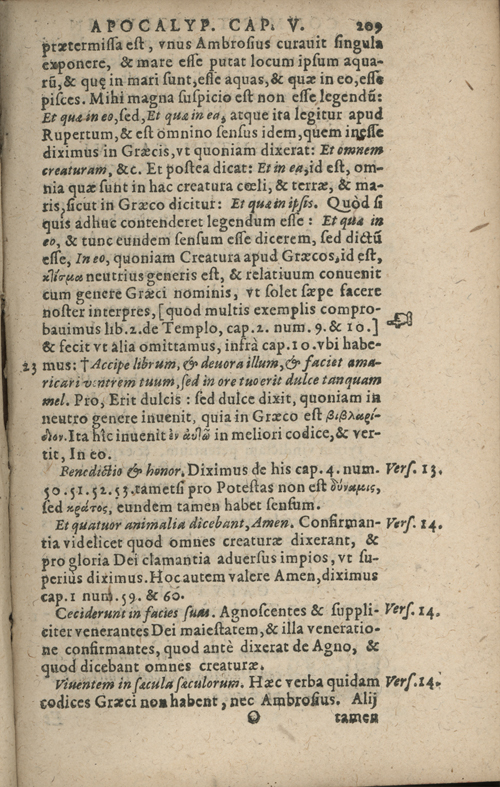 In sacram beati Ioannis Apostoli and Evangelistae Apocalypsin Commentarii by Francisci Riberae, Presbyteri Societatis Iesu, 1602 edition in Latin - read online free