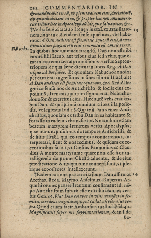 In sacram beati Ioannis Apostoli and Evangelistae Apocalypsin Commentarii by Francisci Riberae, Presbyteri Societatis Iesu, 1602 edition in Latin - read online free