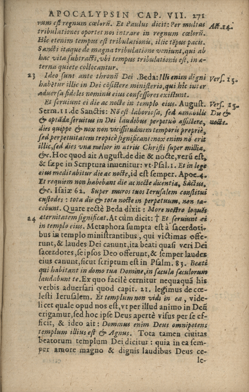 In sacram beati Ioannis Apostoli and Evangelistae Apocalypsin Commentarii by Francisci Riberae, Presbyteri Societatis Iesu, 1602 edition in Latin - read online free