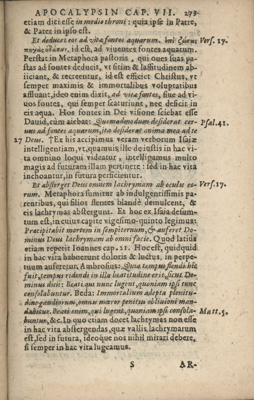 In sacram beati Ioannis Apostoli and Evangelistae Apocalypsin Commentarii by Francisci Riberae, Presbyteri Societatis Iesu, 1602 edition in Latin - read online free
