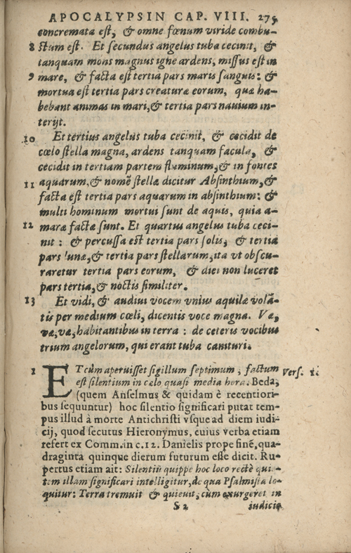 In sacram beati Ioannis Apostoli and Evangelistae Apocalypsin Commentarii by Francisci Riberae, Presbyteri Societatis Iesu, 1602 edition in Latin - read online free