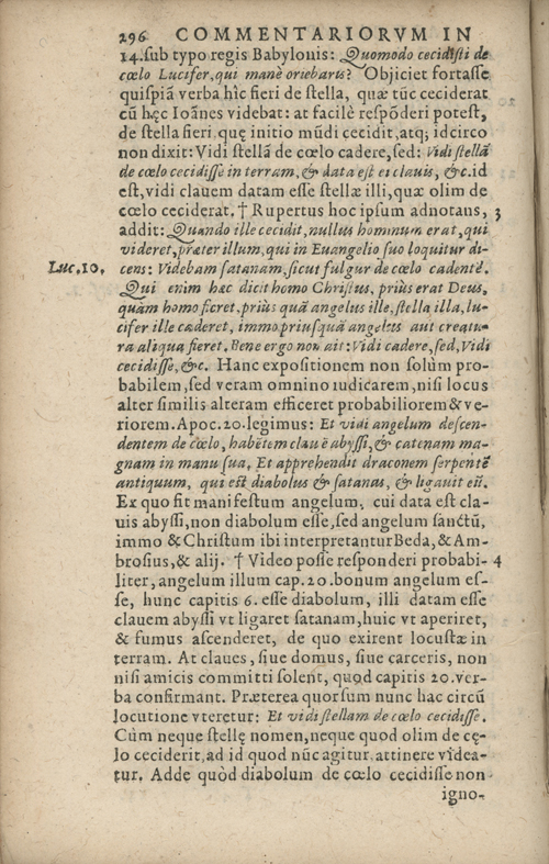 In sacram beati Ioannis Apostoli and Evangelistae Apocalypsin Commentarii by Francisci Riberae, Presbyteri Societatis Iesu, 1602 edition in Latin - read online free