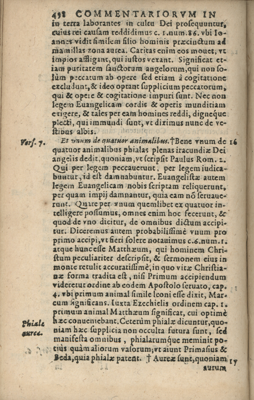 In sacram beati Ioannis Apostoli and Evangelistae Apocalypsin Commentarii by Francisci Riberae, Presbyteri Societatis Iesu, 1602 edition in Latin - read online free