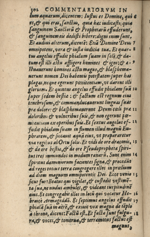 In sacram beati Ioannis Apostoli and Evangelistae Apocalypsin Commentarii by Francisci Riberae, Presbyteri Societatis Iesu, 1602 edition in Latin - read online free