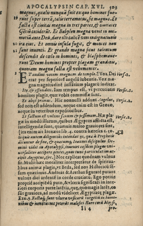 In sacram beati Ioannis Apostoli and Evangelistae Apocalypsin Commentarii by Francisci Riberae, Presbyteri Societatis Iesu, 1602 edition in Latin - read online free
