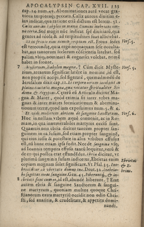 In sacram beati Ioannis Apostoli and Evangelistae Apocalypsin Commentarii by Francisci Riberae, Presbyteri Societatis Iesu, 1602 edition in Latin - read online free