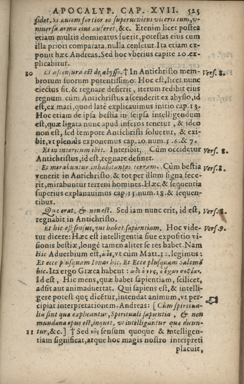 In sacram beati Ioannis Apostoli and Evangelistae Apocalypsin Commentarii by Francisci Riberae, Presbyteri Societatis Iesu, 1602 edition in Latin - read online free