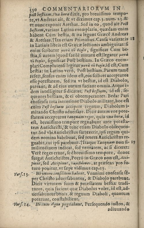 In sacram beati Ioannis Apostoli and Evangelistae Apocalypsin Commentarii by Francisci Riberae, Presbyteri Societatis Iesu, 1602 edition in Latin - read online free