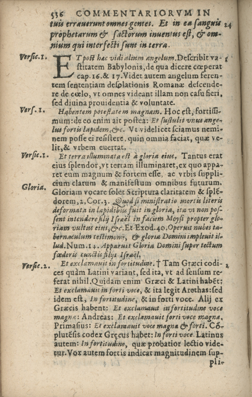 In sacram beati Ioannis Apostoli and Evangelistae Apocalypsin Commentarii by Francisci Riberae, Presbyteri Societatis Iesu, 1602 edition in Latin - read online free