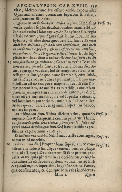 In sacram beati Ioannis Apostoli and Evangelistae Apocalypsin Commentarii by Francisci Riberae, Presbyteri Societatis Iesu, 1602 edition in Latin - read online free