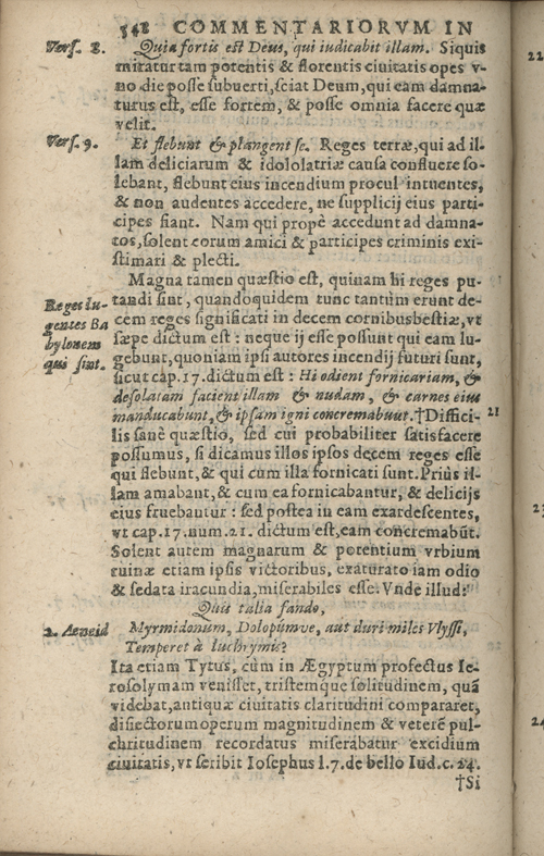In sacram beati Ioannis Apostoli and Evangelistae Apocalypsin Commentarii by Francisci Riberae, Presbyteri Societatis Iesu, 1602 edition in Latin - read online free