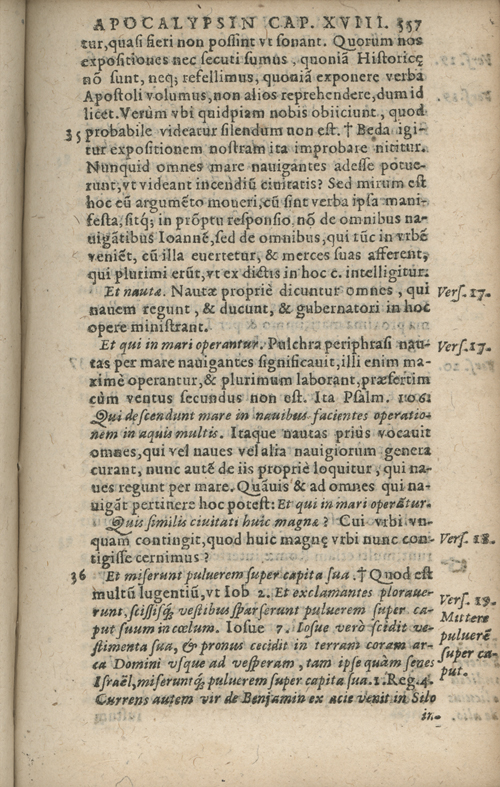 In sacram beati Ioannis Apostoli and Evangelistae Apocalypsin Commentarii by Francisci Riberae, Presbyteri Societatis Iesu, 1602 edition in Latin - read online free