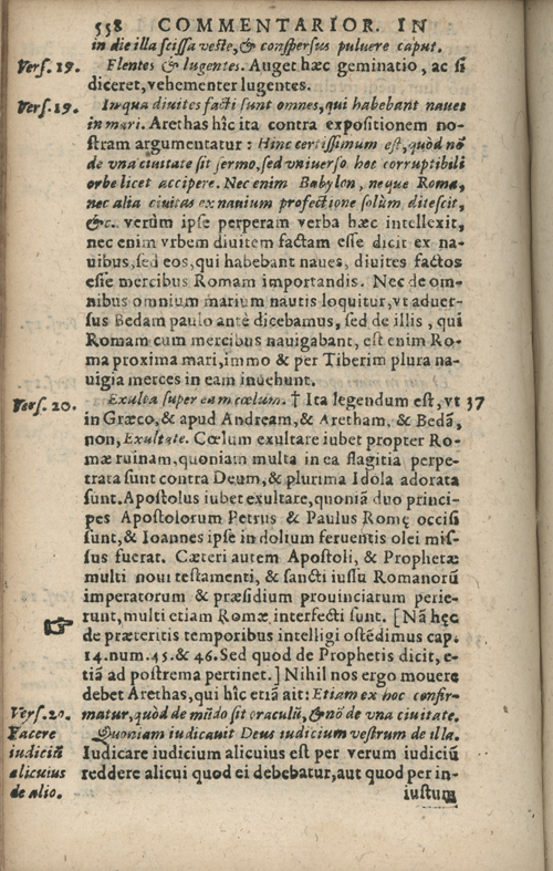In sacram beati Ioannis Apostoli and Evangelistae Apocalypsin Commentarii by Francisci Riberae, Presbyteri Societatis Iesu, 1602 edition in Latin - read online free