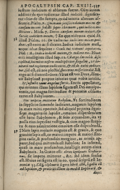 In sacram beati Ioannis Apostoli and Evangelistae Apocalypsin Commentarii by Francisci Riberae, Presbyteri Societatis Iesu, 1602 edition in Latin - read online free