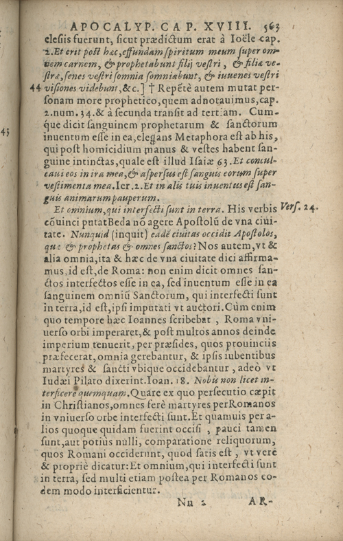 In sacram beati Ioannis Apostoli and Evangelistae Apocalypsin Commentarii by Francisci Riberae, Presbyteri Societatis Iesu, 1602 edition in Latin - read online free