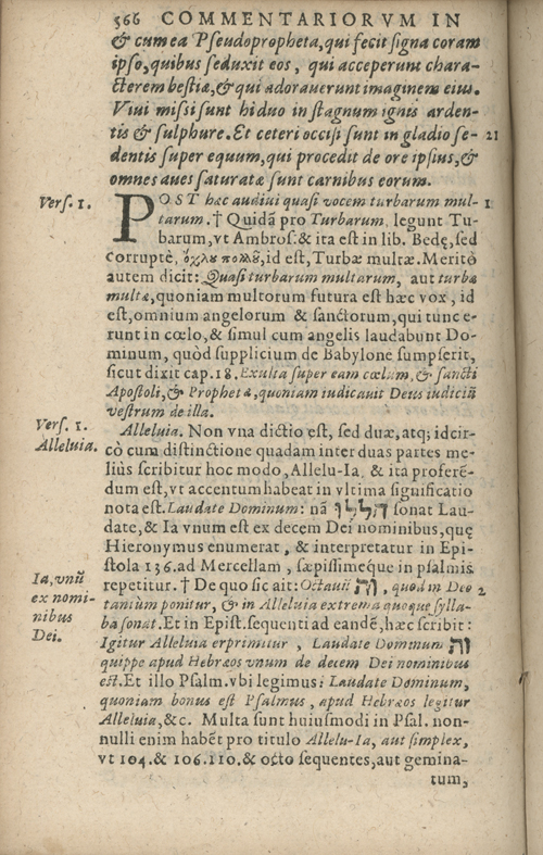 In sacram beati Ioannis Apostoli and Evangelistae Apocalypsin Commentarii by Francisci Riberae, Presbyteri Societatis Iesu, 1602 edition in Latin - read online free