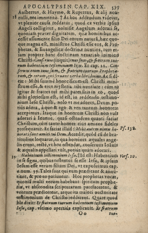 In sacram beati Ioannis Apostoli and Evangelistae Apocalypsin Commentarii by Francisci Riberae, Presbyteri Societatis Iesu, 1602 edition in Latin - read online free