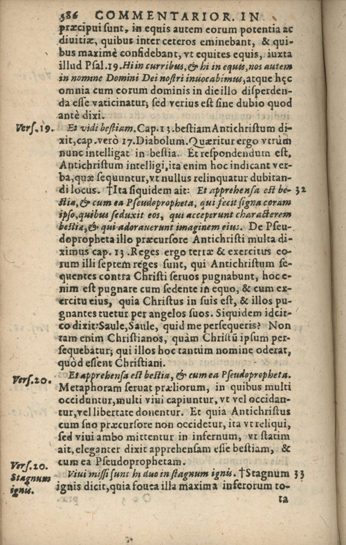 In sacram beati Ioannis Apostoli and Evangelistae Apocalypsin Commentarii by Francisci Riberae, Presbyteri Societatis Iesu, 1602 edition in Latin - read online free