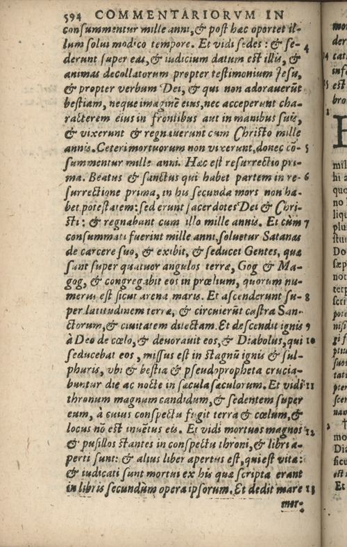In sacram beati Ioannis Apostoli and Evangelistae Apocalypsin Commentarii by Francisci Riberae, Presbyteri Societatis Iesu, 1602 edition in Latin - read online free