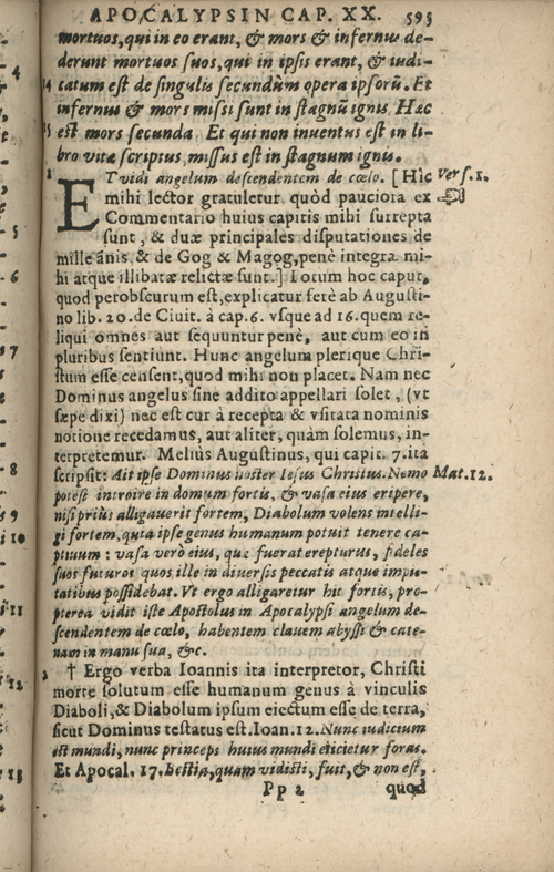 In sacram beati Ioannis Apostoli and Evangelistae Apocalypsin Commentarii by Francisci Riberae, Presbyteri Societatis Iesu, 1602 edition in Latin - read online free