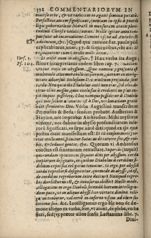 In sacram beati Ioannis Apostoli and Evangelistae Apocalypsin Commentarii by Francisci Riberae, Presbyteri Societatis Iesu, 1602 edition in Latin - read online free