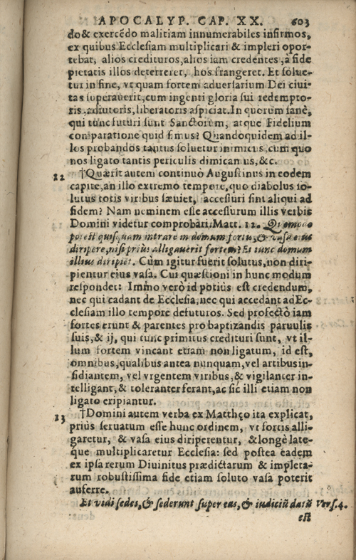 In sacram beati Ioannis Apostoli and Evangelistae Apocalypsin Commentarii by Francisci Riberae, Presbyteri Societatis Iesu, 1602 edition in Latin - read online free