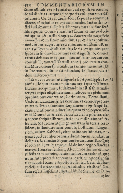 In sacram beati Ioannis Apostoli and Evangelistae Apocalypsin Commentarii by Francisci Riberae, Presbyteri Societatis Iesu, 1602 edition in Latin - read online free