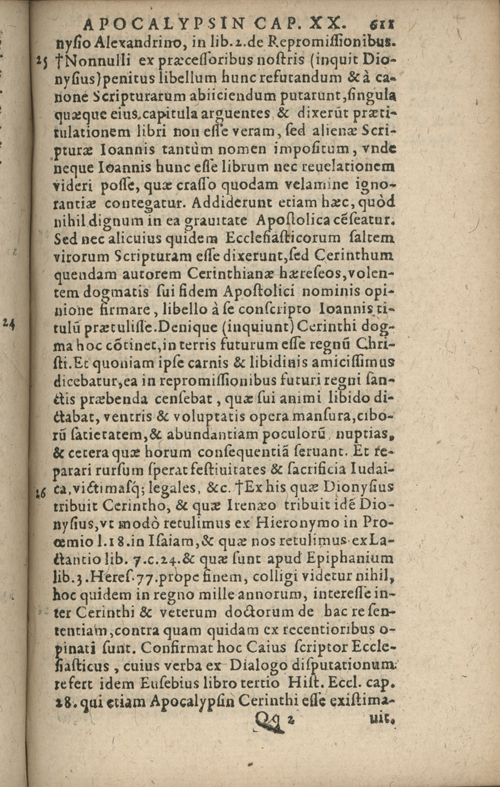 In sacram beati Ioannis Apostoli and Evangelistae Apocalypsin Commentarii by Francisci Riberae, Presbyteri Societatis Iesu, 1602 edition in Latin - read online free