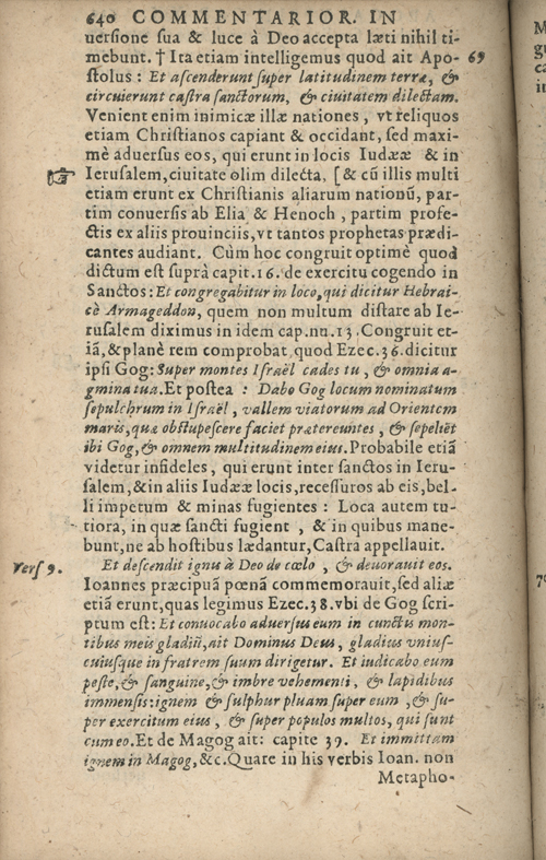 In sacram beati Ioannis Apostoli and Evangelistae Apocalypsin Commentarii by Francisci Riberae, Presbyteri Societatis Iesu, 1602 edition in Latin - read online free